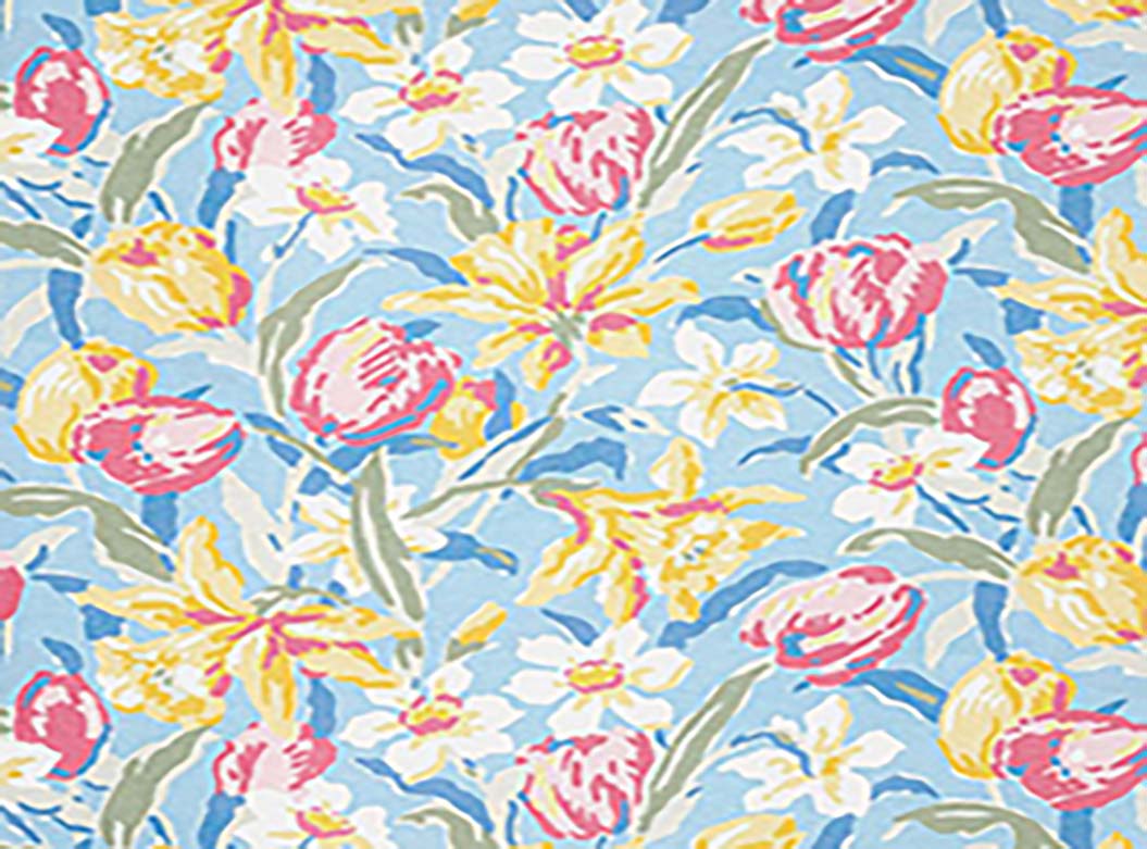 Tulips Outdoor Fabric by Laura Ashley